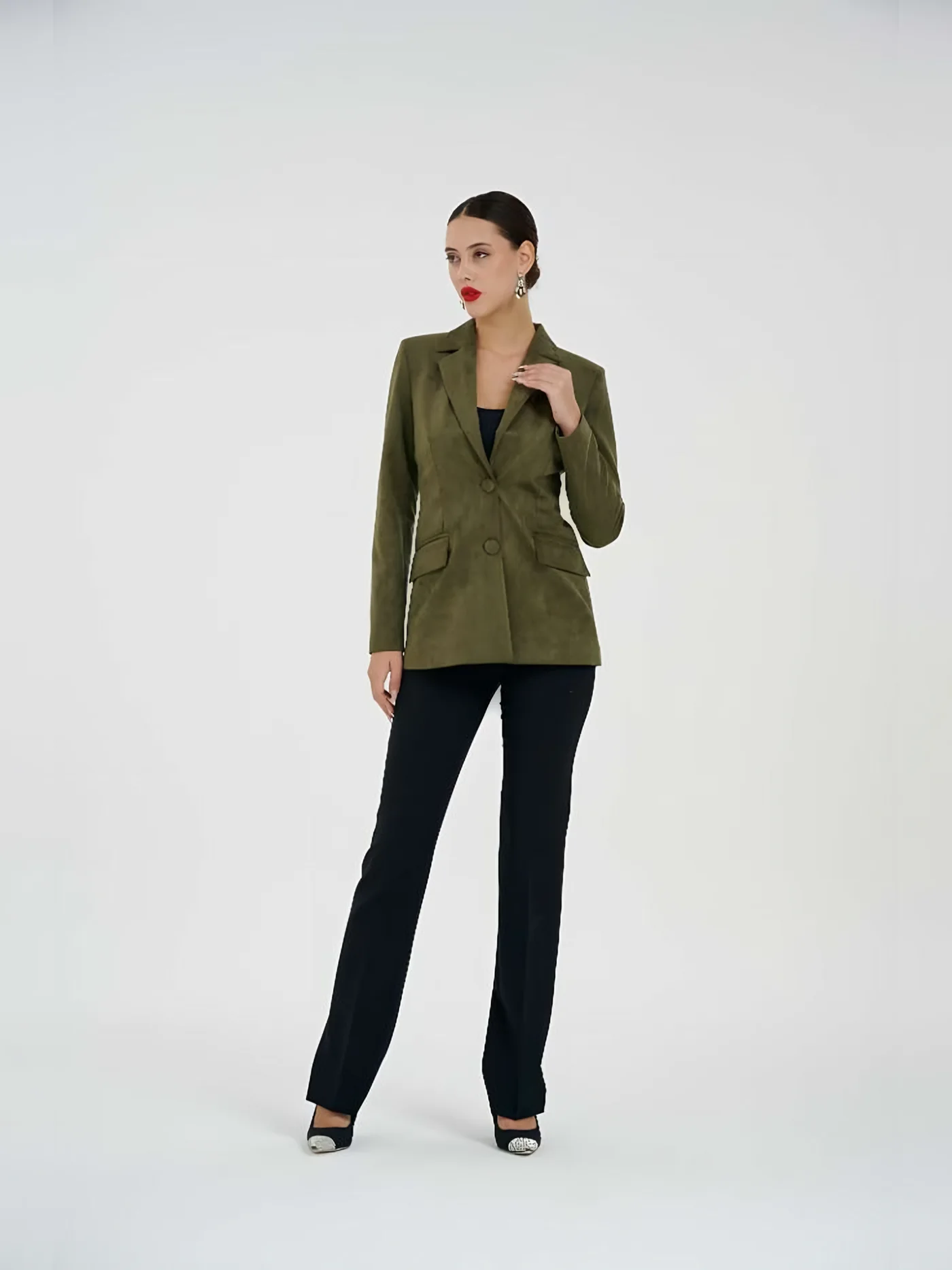 Süet Blazer Ceket